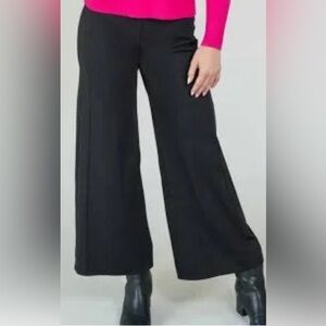 Wilfred by Aritzia Wide-Leg Pants | Size 0 | Black | Side Zip